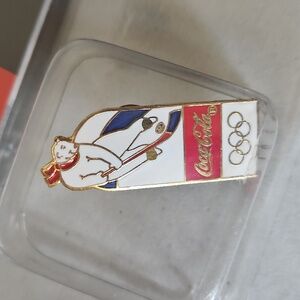 VTG Olympics Coca Cola Collectible Pin